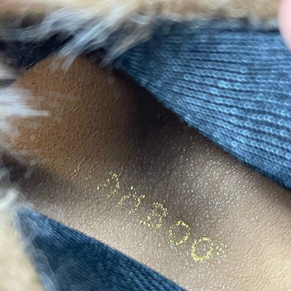 BAMBOO FORCE 10 Womens Lace Up Combat Boots Faux Fur Trim Size Size 8 - Picture 9 of 9